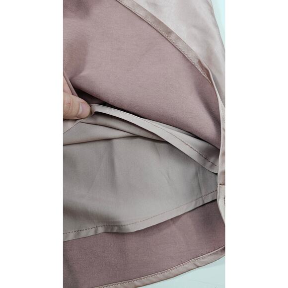 NWT Marissa Top Dusty Pink REMI x REVOLVE adjustable flirty drape sexy satin L - Picture 8 of 11
